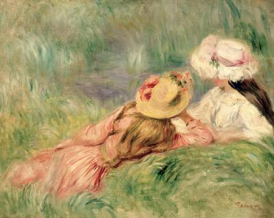 Pierre+Auguste+Renoir+-+Young+Girls+on+t